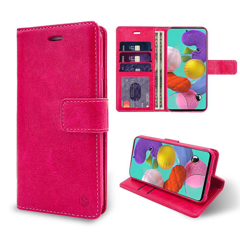 Samsung S24 Ultra Wallet Case Pink