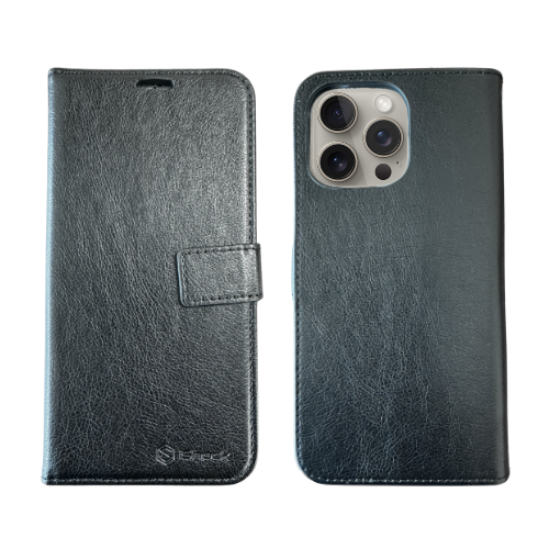 iPhone 15 Pro Wallet Case Black